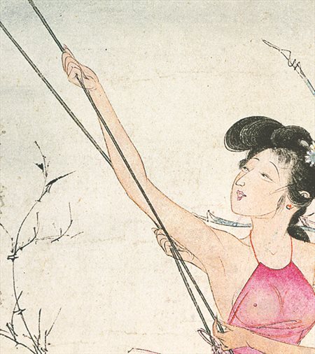 闻喜-胡也佛的仕女画和最知名的金瓶梅秘戏图